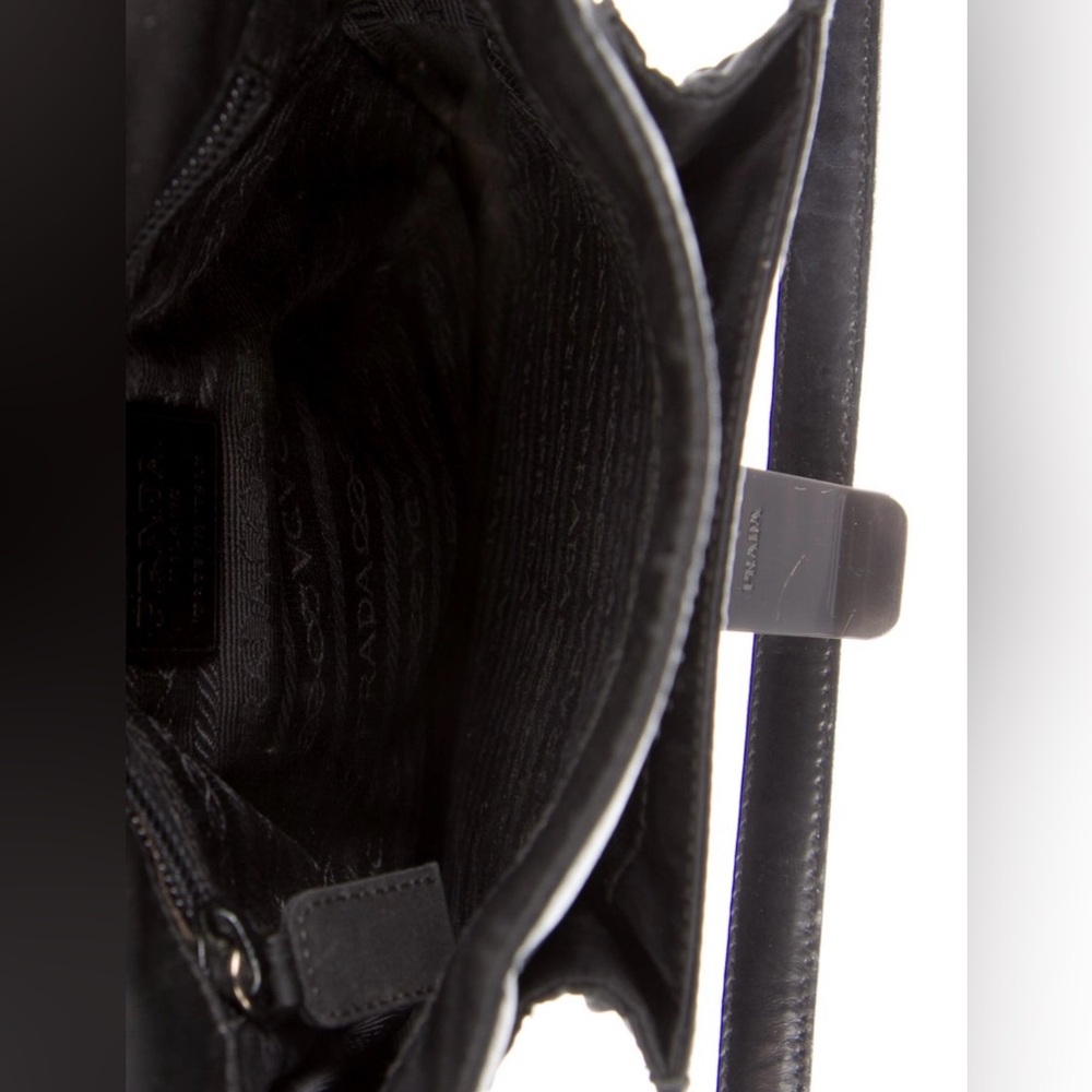 Prada Spazzolato-Trimmed Tessuto Messenger Bag - Picture 5 of 7